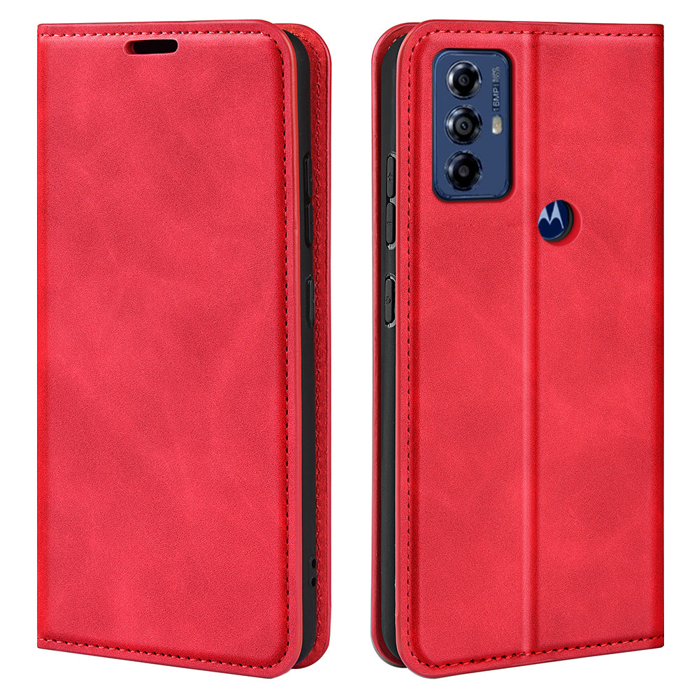 For Motorola Moto G Play (2023) 4G Skin-touch Feeling PU Leather Flip Cover Magnetic Auto-absorbed Stand Wallet Phone Case For Motorola Moto G Play (2023) 4G Skin-touch Feeling PU Leather Flip Cover Magnetic Auto-absorbed Stand Wallet Phone Case